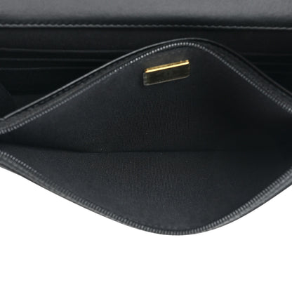 Chanel Caviar Quilted Boy Wallet On Chain WOC Black 6 of 12