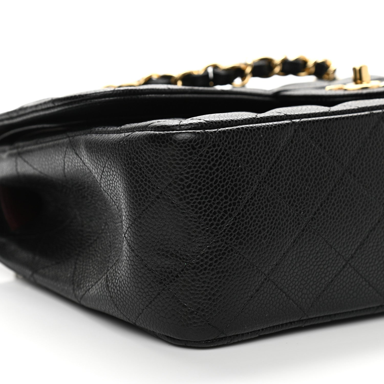 Chanel Caviar Quilted Jumbo Double Flap Black 9 of 10