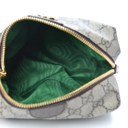 Gucci Soft GG Supreme Monogram Calfskin Medium Ophidia Cosmetic Case Beige Ebony New Acero 5 of 10