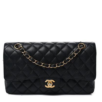 Chanel Caviar Quilted Medium Double Flap Black 1 of 8