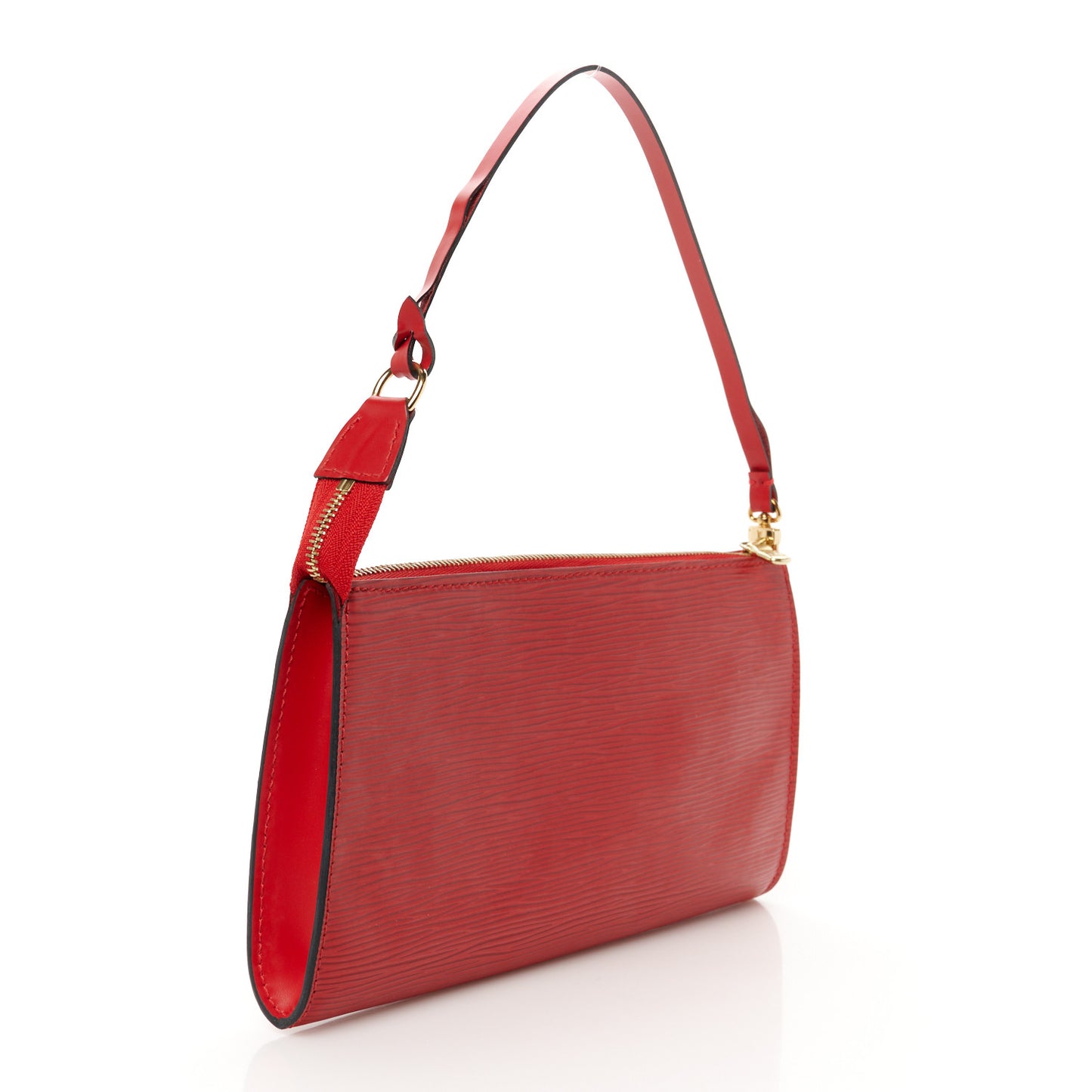 Epi Pochette Accessories 24 Castillan Red