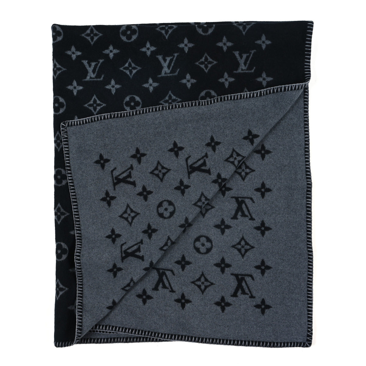 Wool Monogram Eclipse Blanket