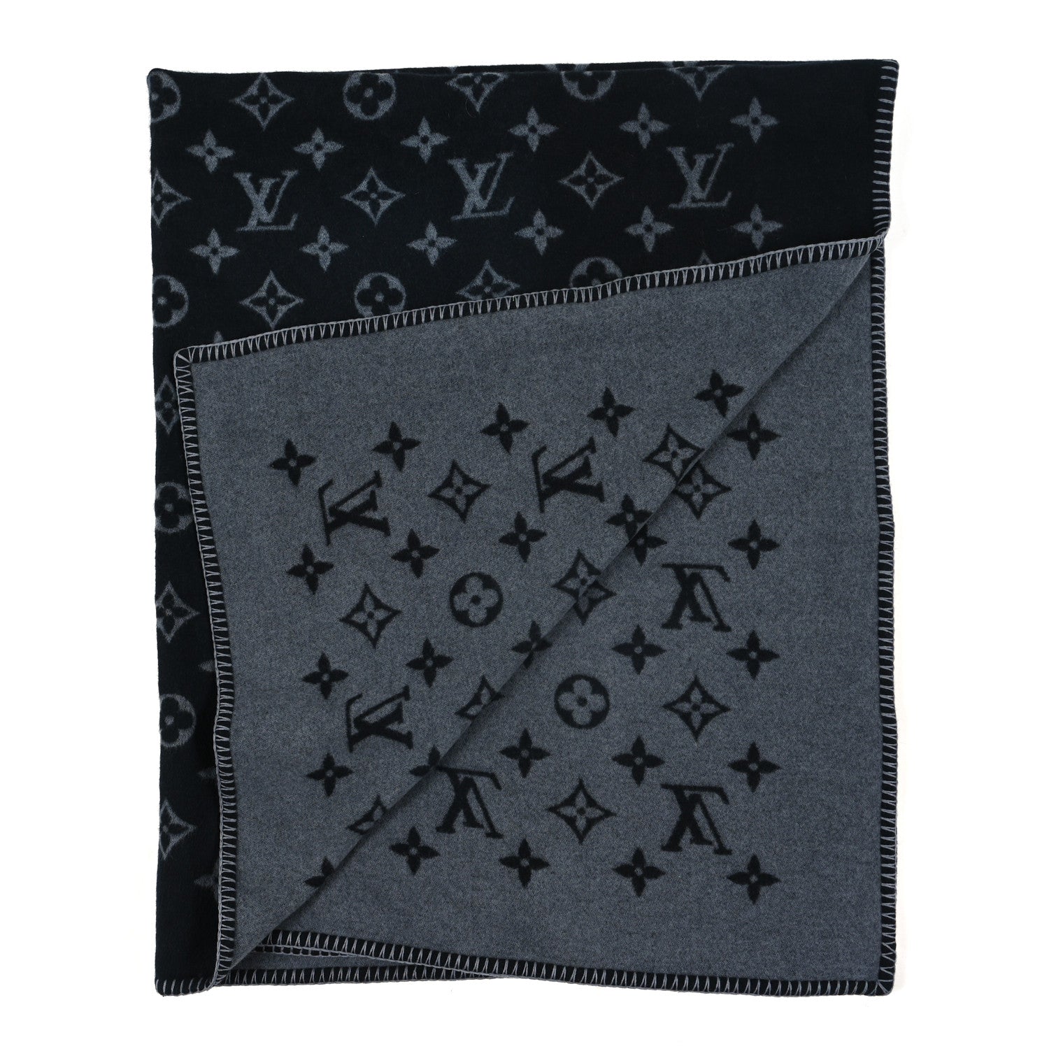 Louis Vuitton Wool Monogram Eclipse Blanket 2 of 3
