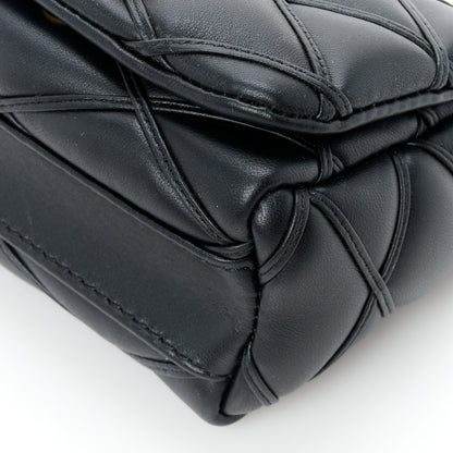 Louis Vuitton Lambskin Malletage Pico GO-14 Black 10 of 10
