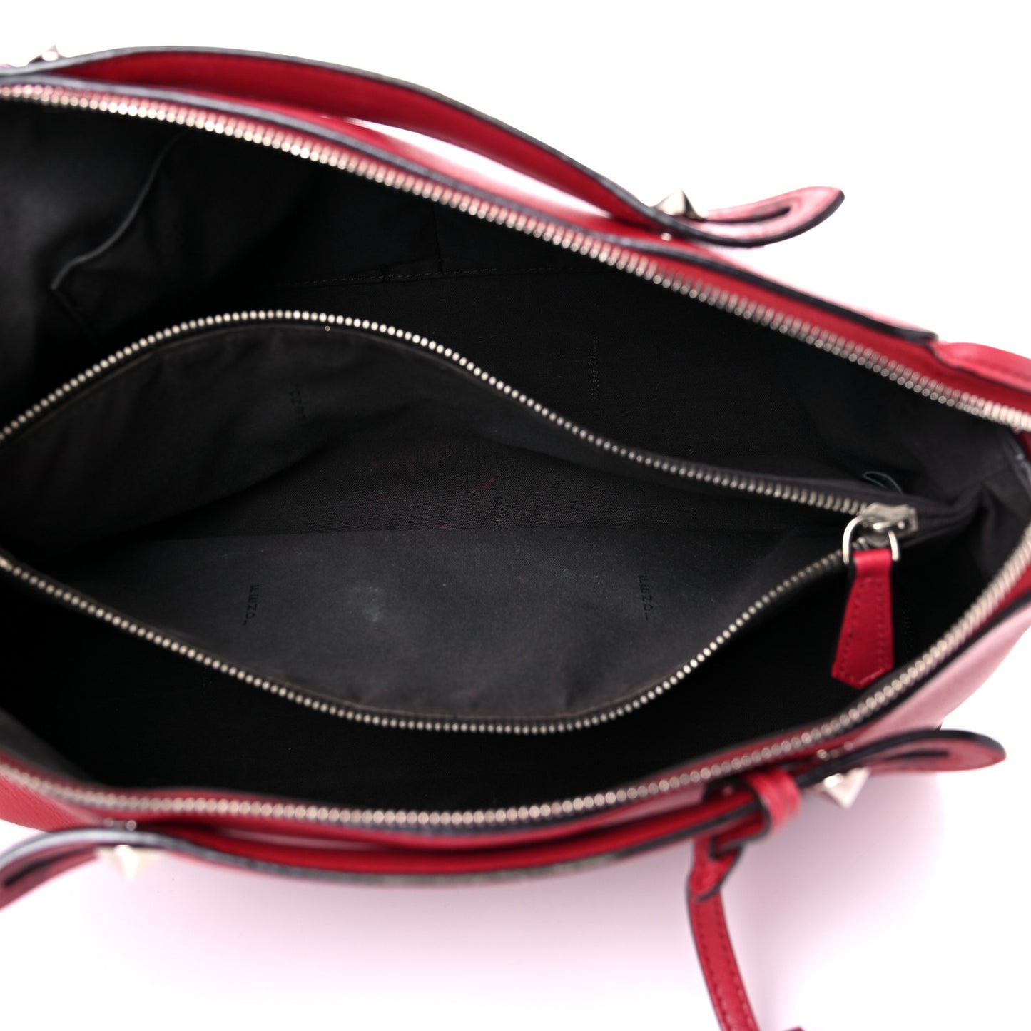 Vitello Dolce Marmol Large By The Way Boston Bag Ciliegia
