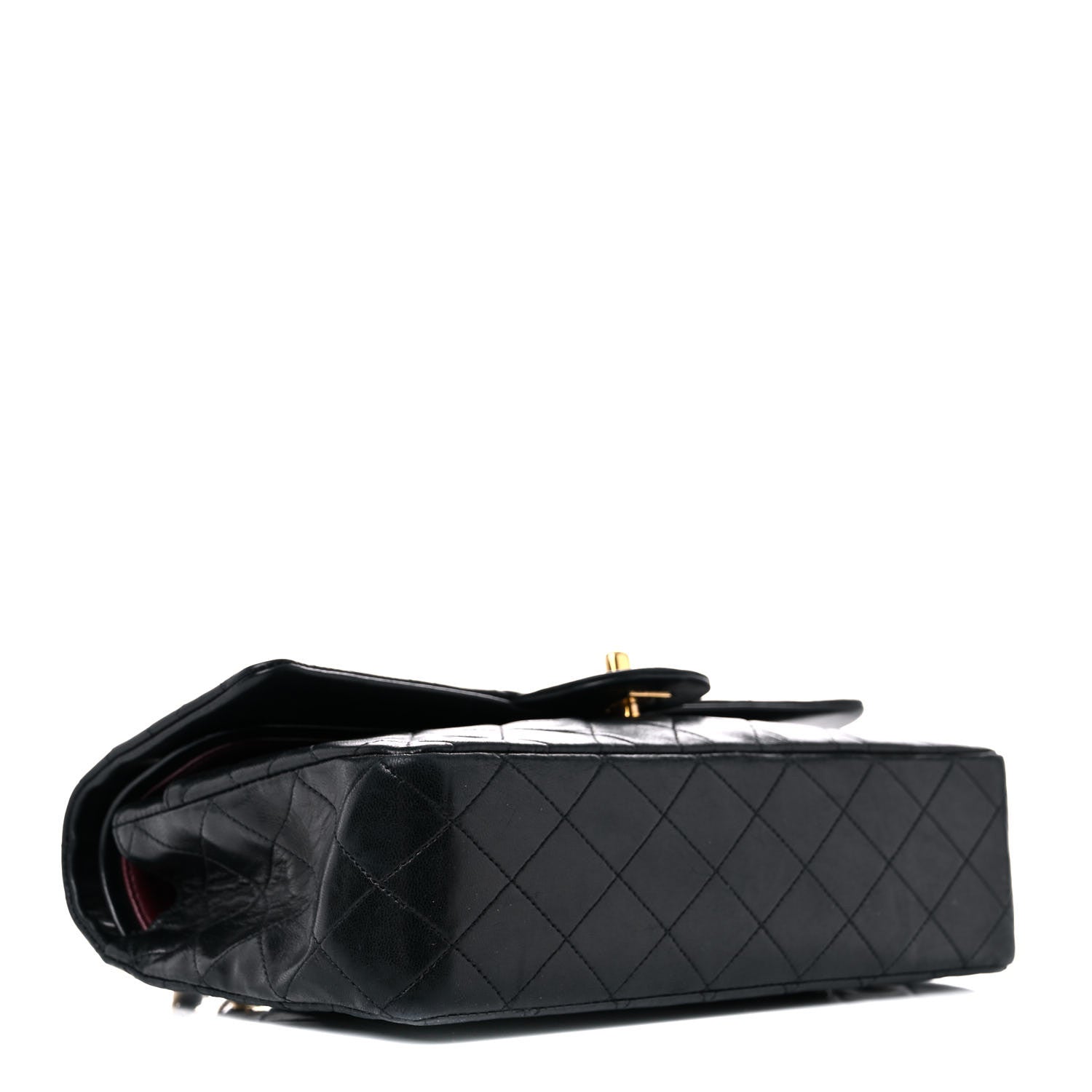Chanel Lambskin Quilted Small Double Flap Black 3 of 21