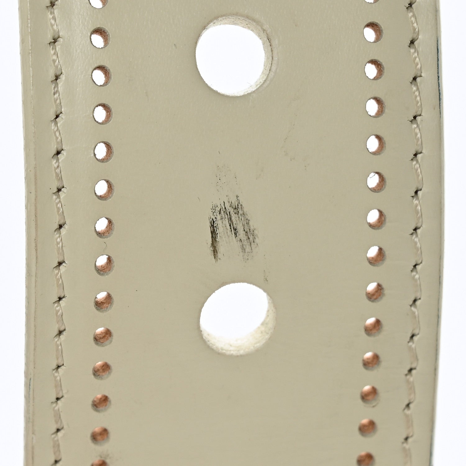Louis Vuitton Nomade Perforation Belt 90 36 White 6 of 6