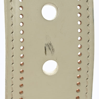 Louis Vuitton Nomade Perforation Belt 90 36 White 6 of 6