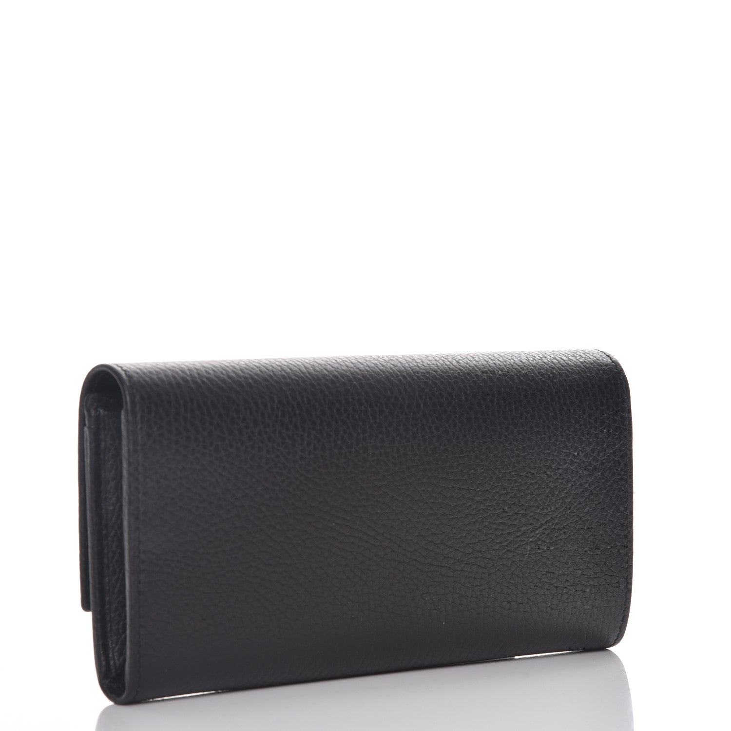 Gucci Dollar Calfskin GG Marmont Continental Wallet Black 3 of 8