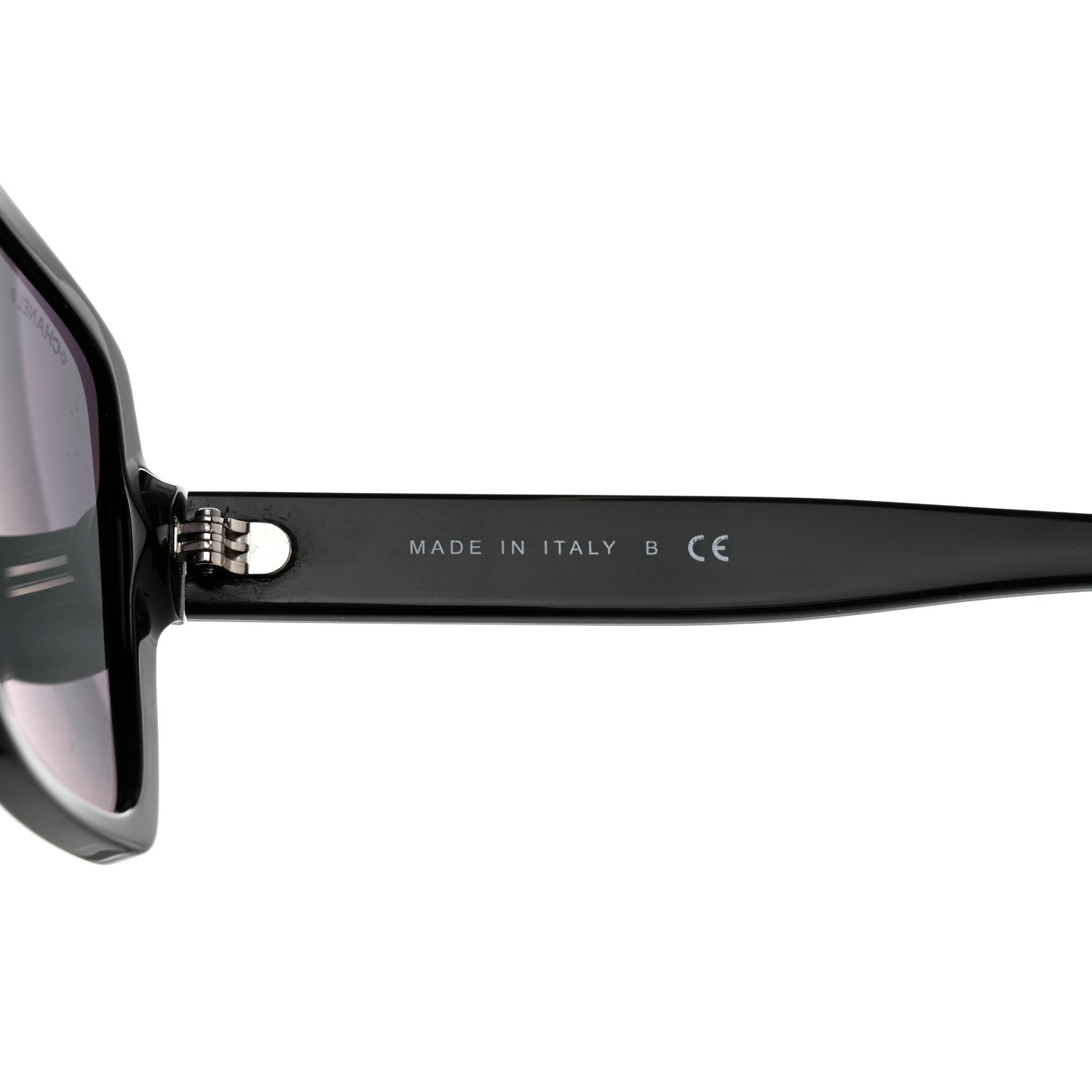 Chanel Acetate Square Sunglasses 5408 Black 6 of 9