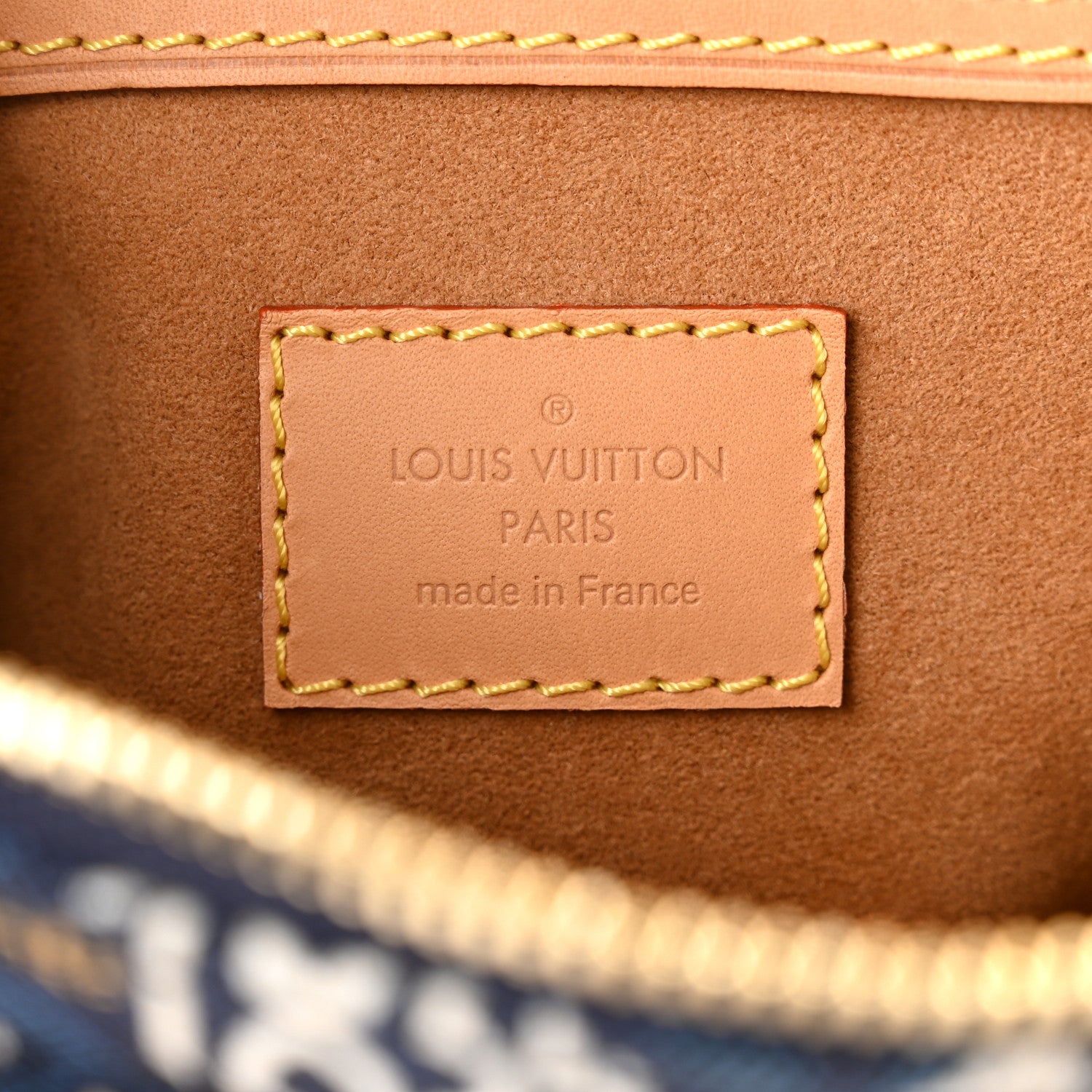 Louis Vuitton Jacquard Since 1854 Speedy Bandouliere 25 Blue 6 of 9