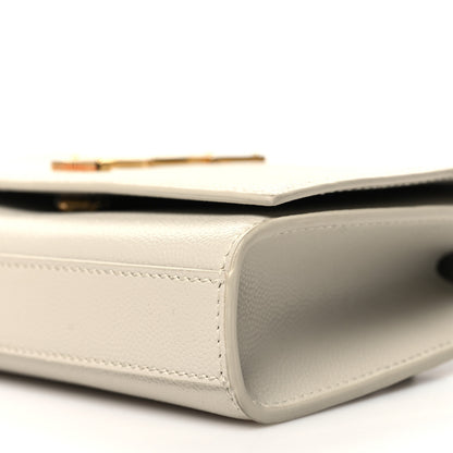 Saint Laurent Grain De Poudre Monogram Kate Belt Bag Crema Soft 9 of 9