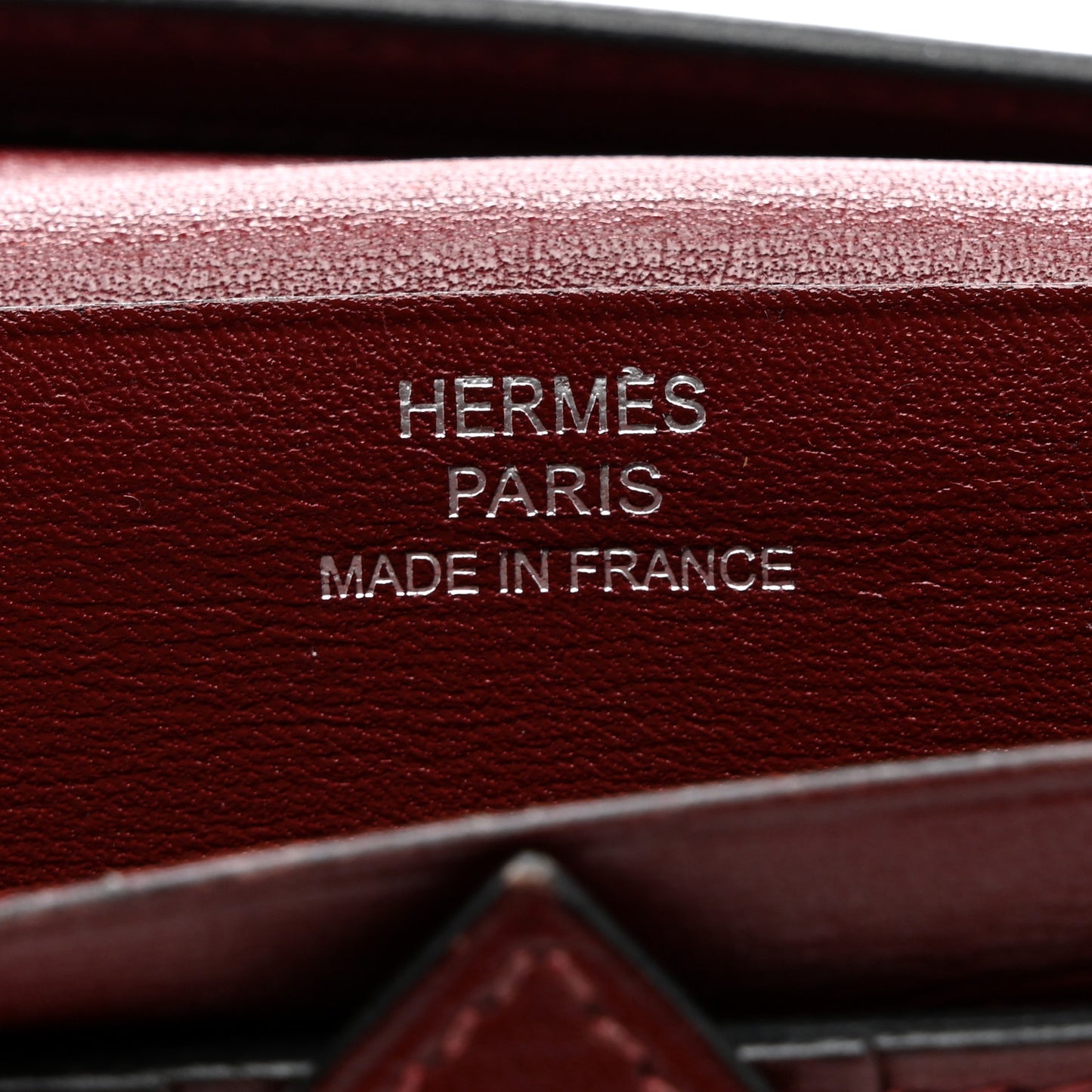 Box Bearn Gusset Wallet Rouge H