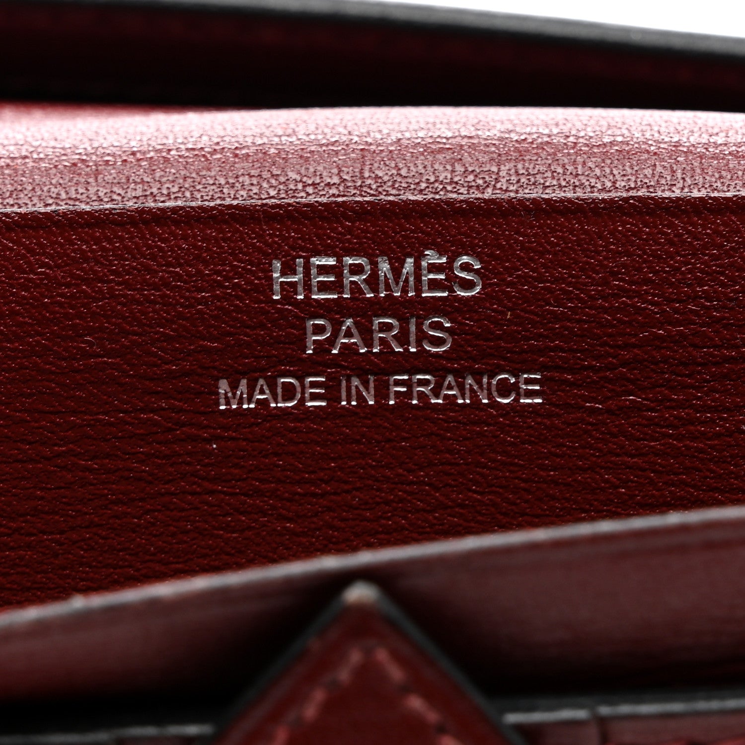 Hermes Box Bearn Gusset Wallet Rouge H 6 of 10