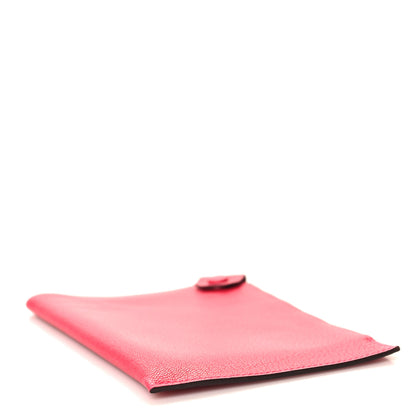 Hermes Chevre Chamkila Tarmac PM Passport Holder Rose Extreme 4 of 6