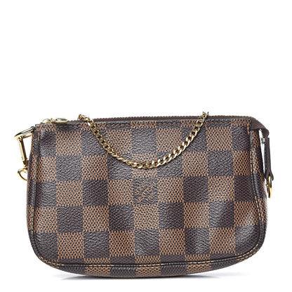 Louis Vuitton Damier Ebene Mini Pochette Accessories 1 of 9