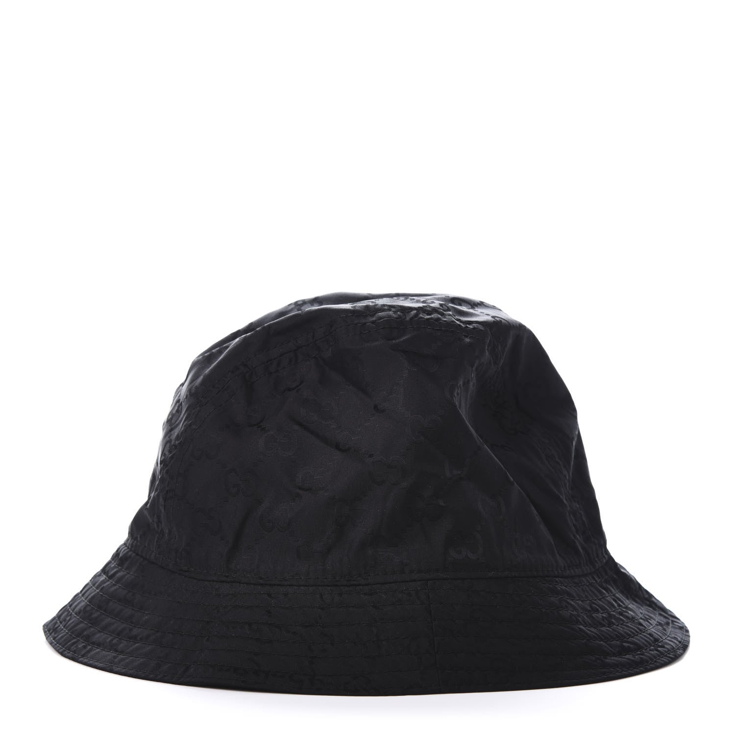 Gucci Nylon Monogram Bucket Hat L Black 3 of 5