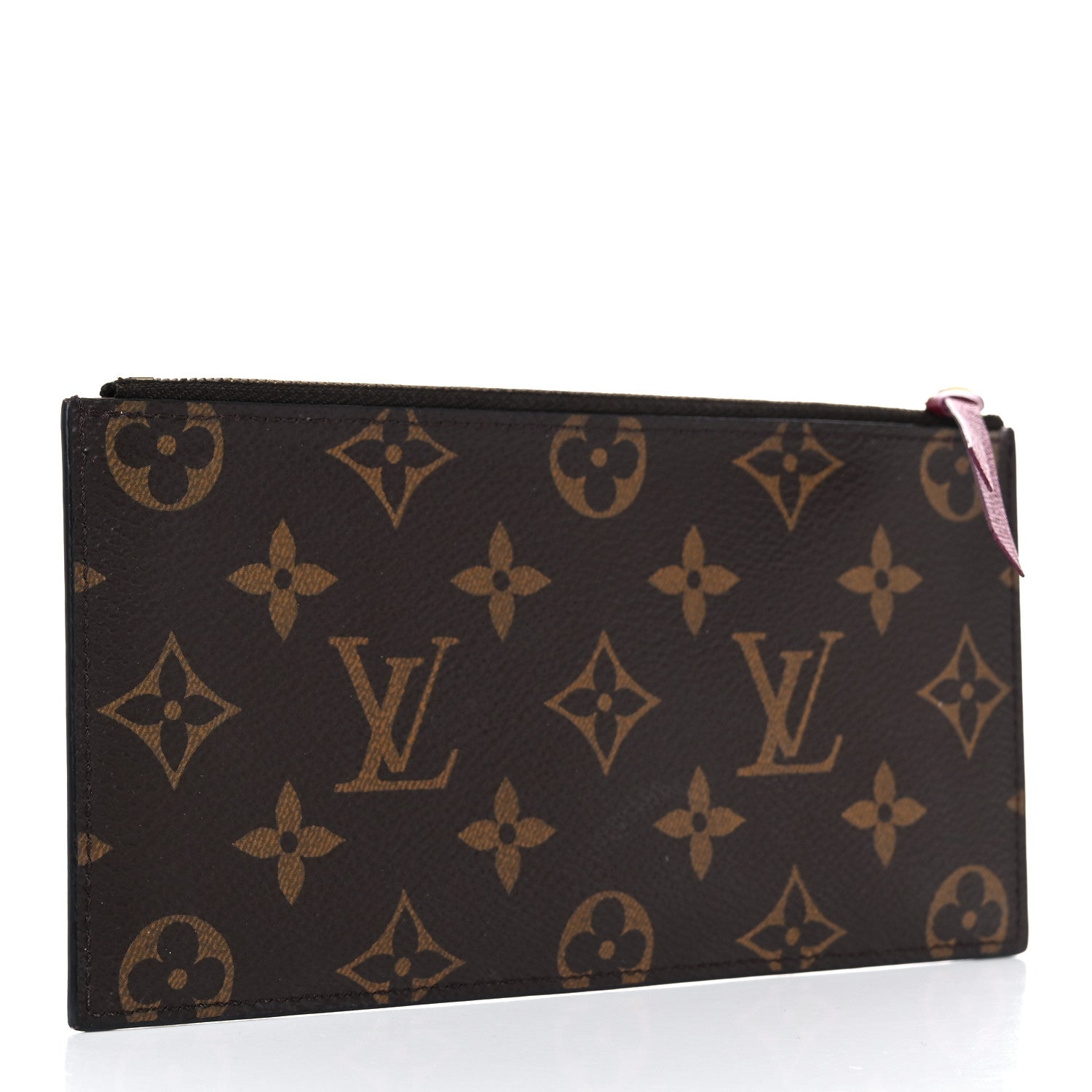 Louis Vuitton Monogram Felicie Chain Wallet Zippered Insert Fuchsia 3 of 8
