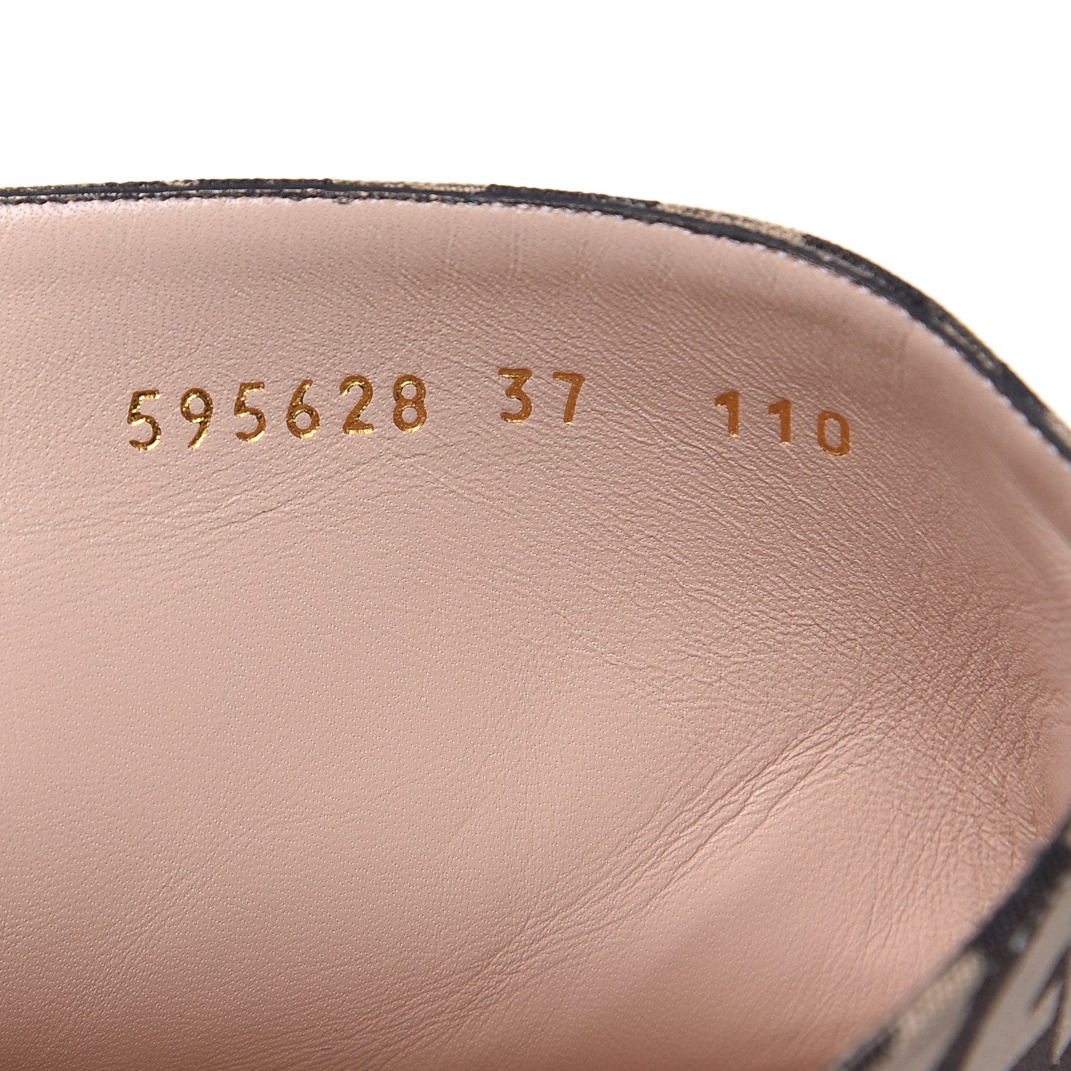 Gucci Fabric G Rhombus Print Platform Boots 37 Beige Cocoa 8 of 9