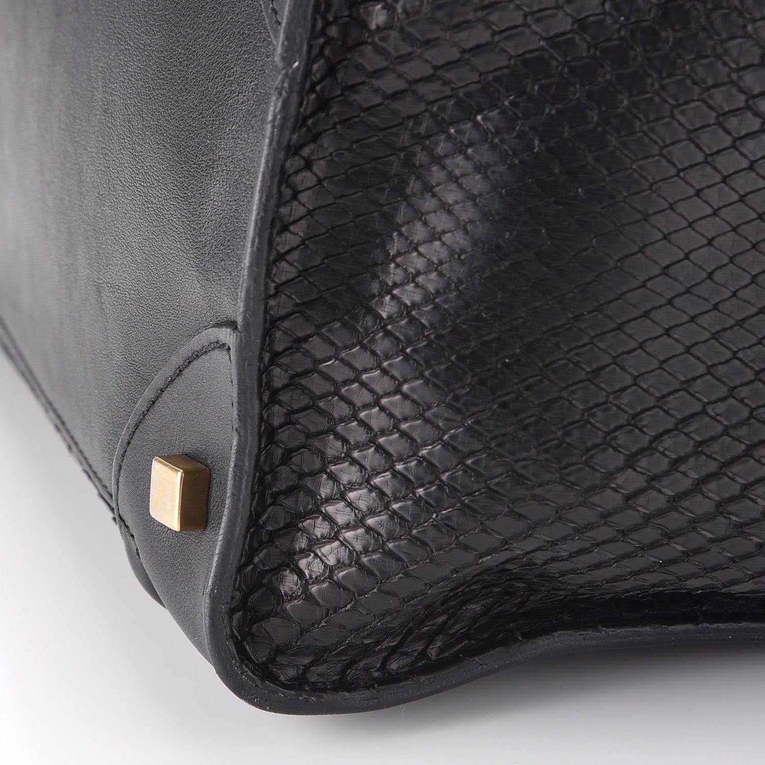 Celine Python Mini Luggage Black 13 of 13