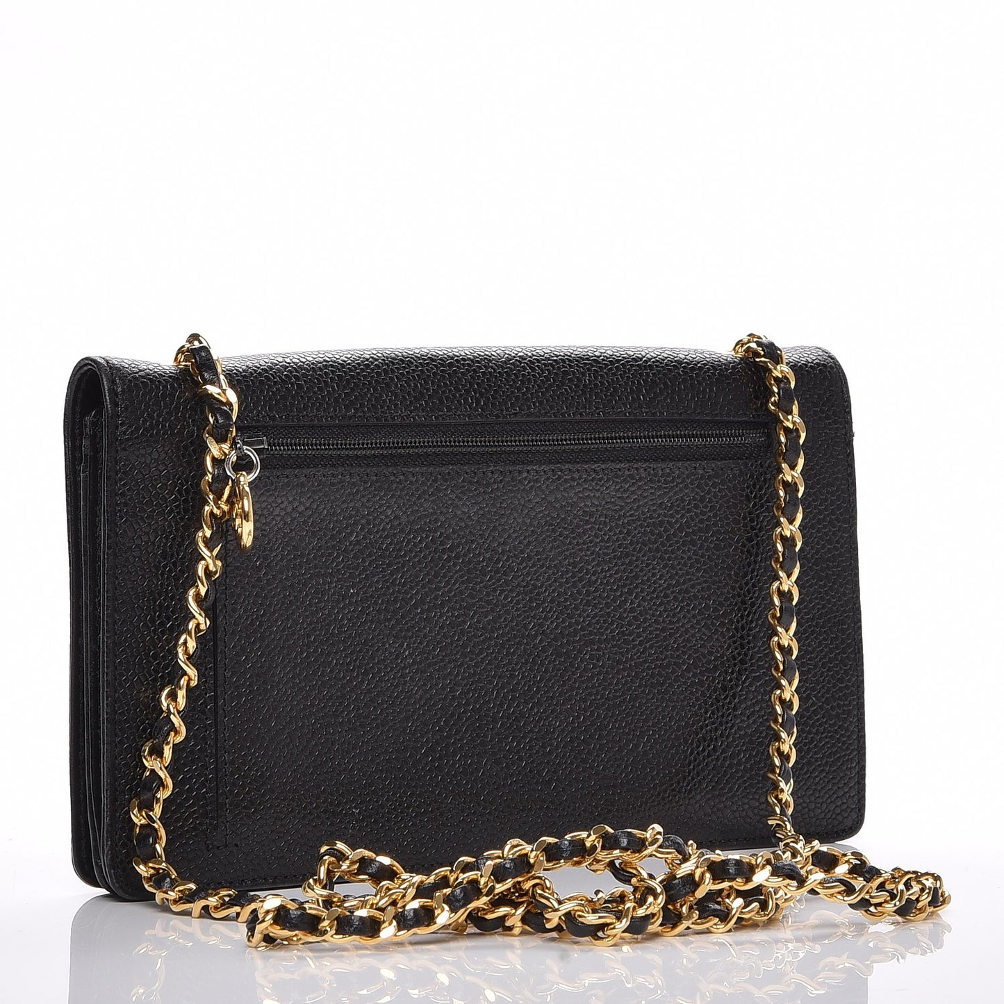 Caviar Timeless CC Wallet on Chain WOC Black