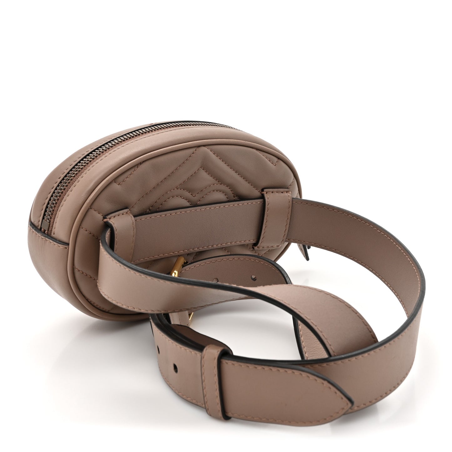 Calfskin Matelasse GG Marmont Belt Bag 95 38 Porcelain Rose