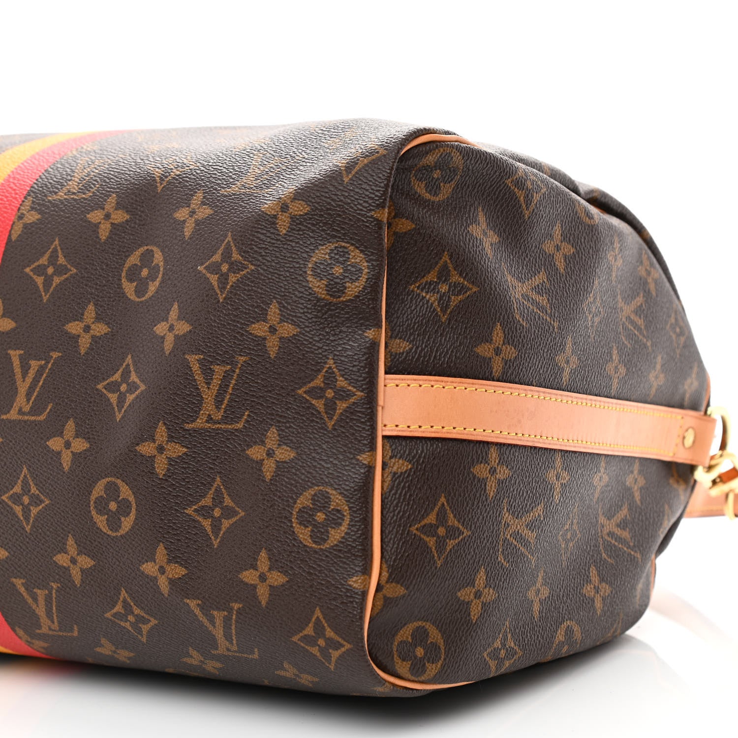 Louis Vuitton Monogram My LV Heritage Speedy Bandouliere 35 Jaune Rouge 9 of 11