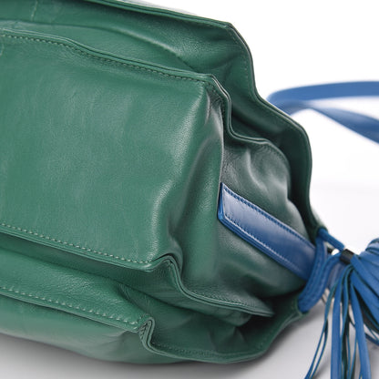 Loewe Calfskin Flamenco Shoulder Bag Green 10 of 10