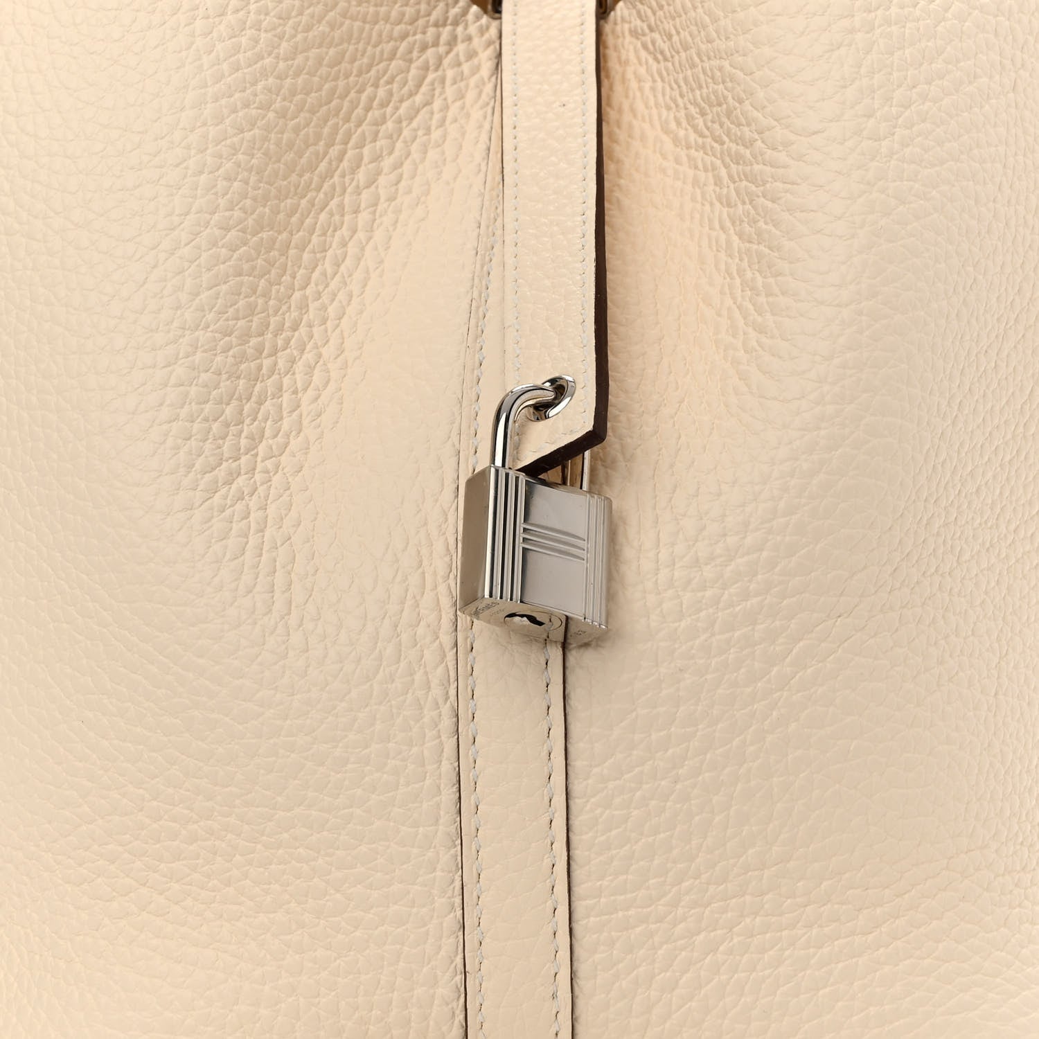 Hermes Taurillon Clemence Swift Eclat Picotin Lock 22 MM Nata Sesame 8 of 11