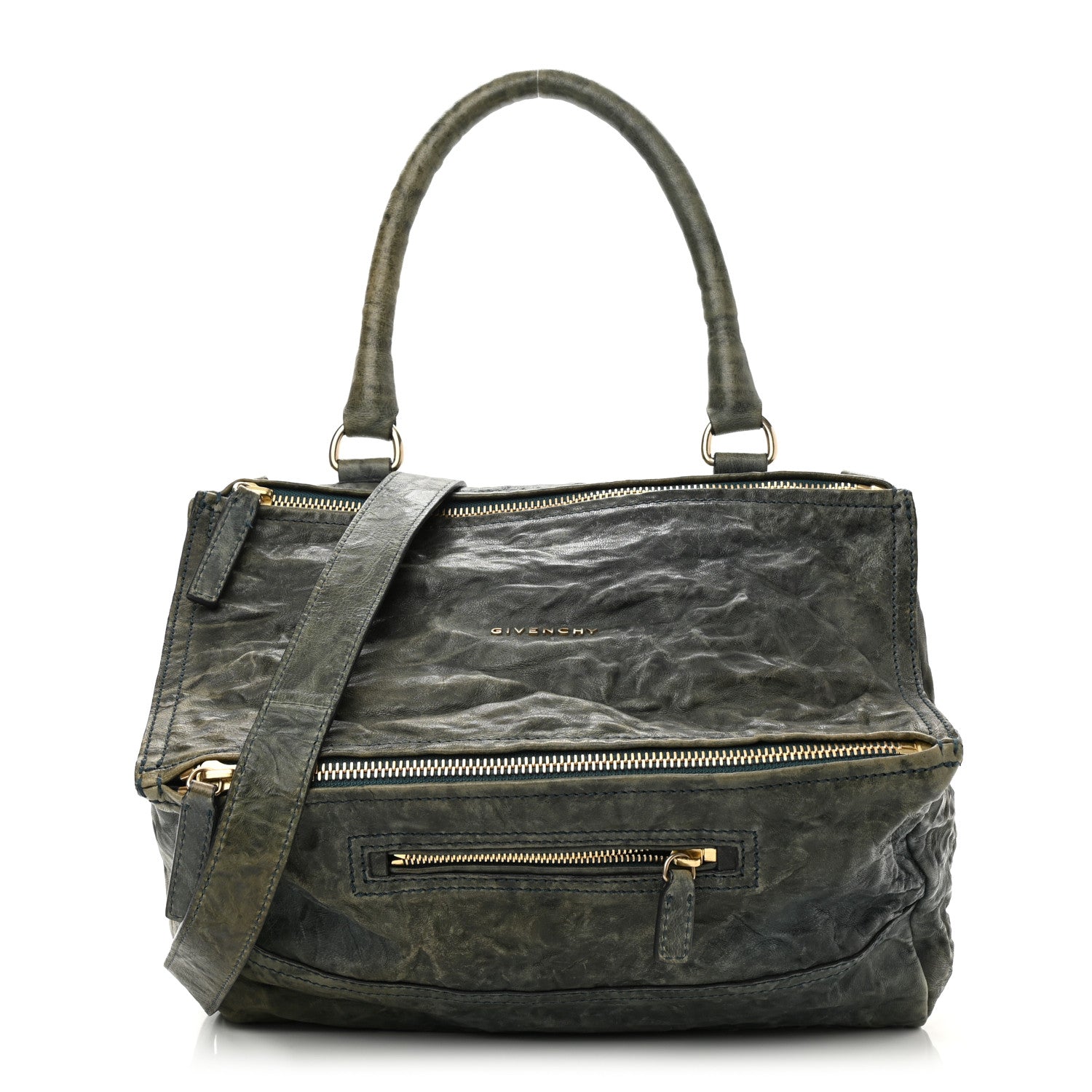 Givenchy Tumbled Sheepskin Medium Pandora Khaki 1 of 6