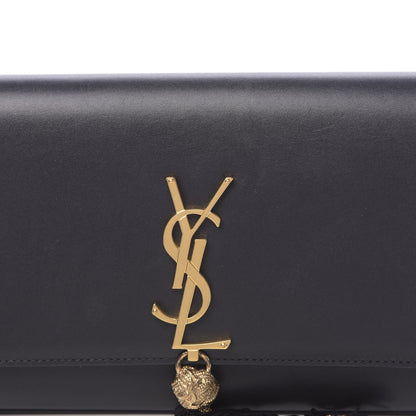 Saint Laurent Calfskin Monogram Kate Tassel Clutch Black 9 of 12