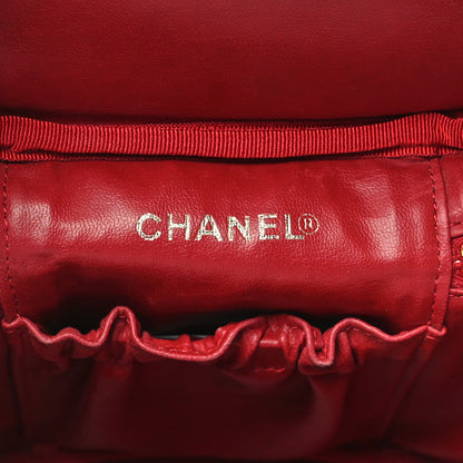 Chanel Caviar Vanity Cosmetic Case Red 7 of 11
