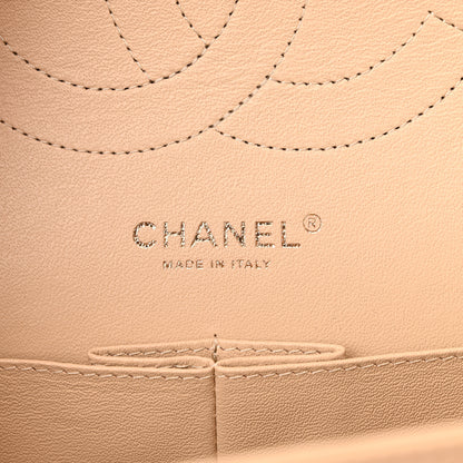 Chanel Caviar Quilted Jumbo Double Flap Light Beige 6 of 11