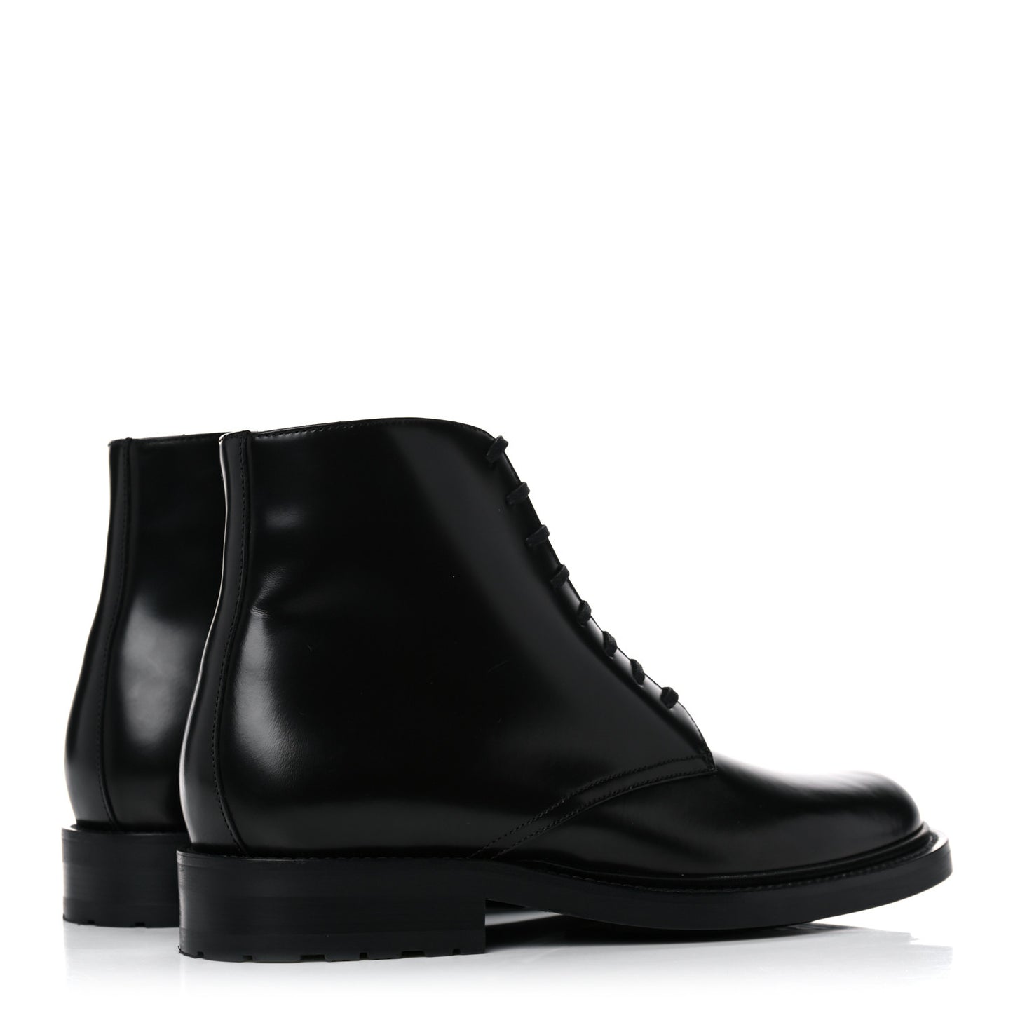 Calfskin Womens Army Combat Boots 39 Black
