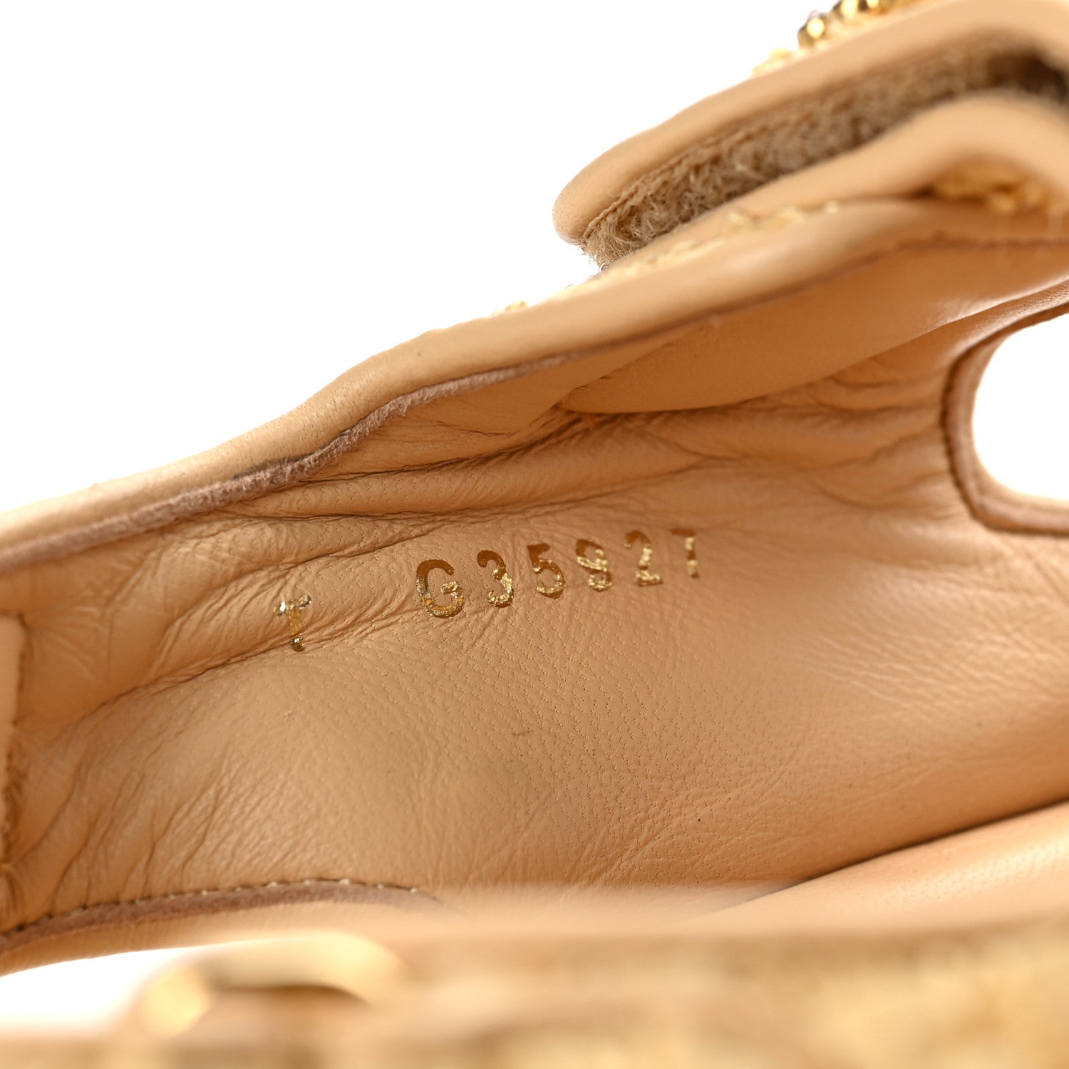 Chanel Braided Fabric Velcro Dad Sandals 38 Beige 8 of 8