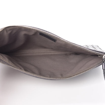 Bottega Veneta Vitello Intrecciato Pouch Argento Ossidato 5 of 11
