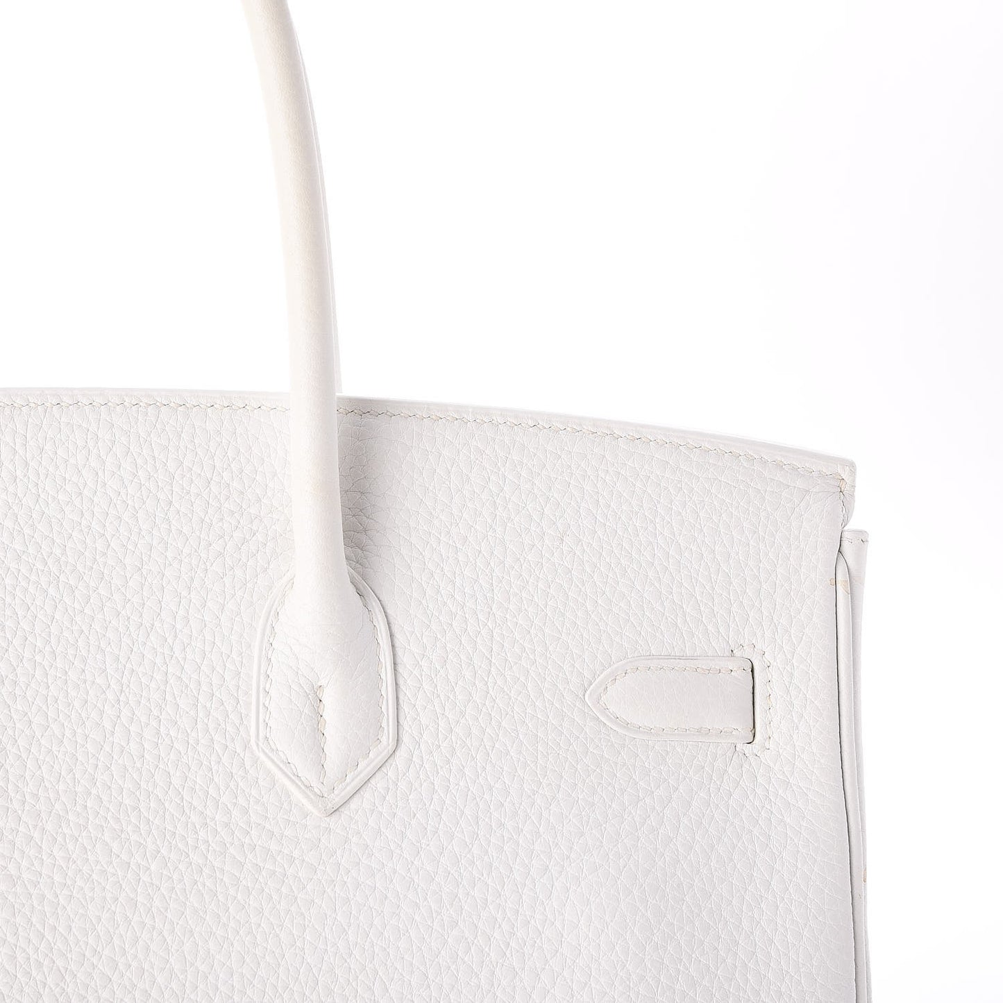 Taurillon Clemence Birkin 35 White