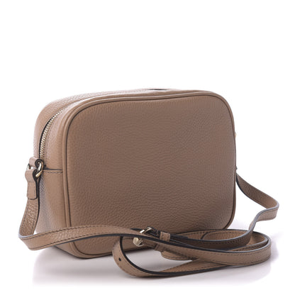 Gucci Pebbled Calfskin Small Soho Disco Bag Camelia 3 of 10