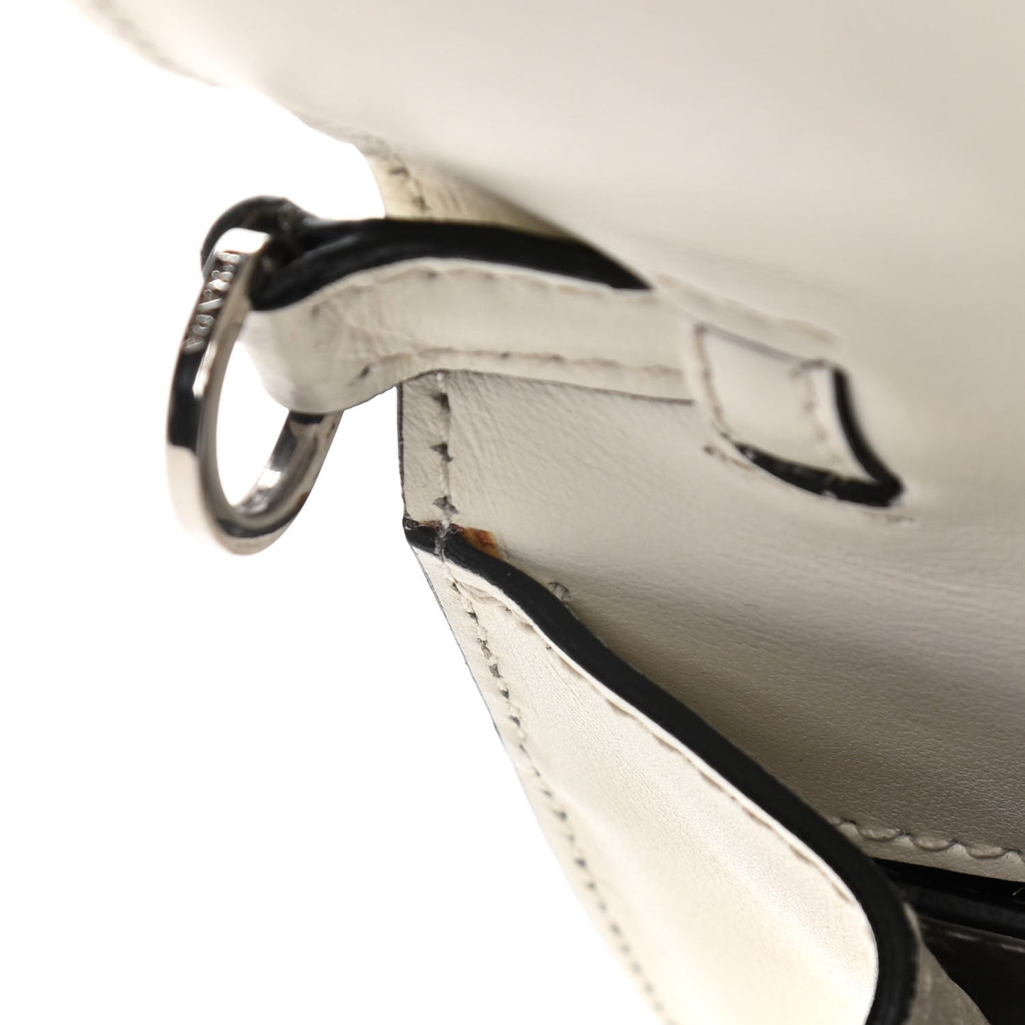 City Calf Plex Ribbon Bag White