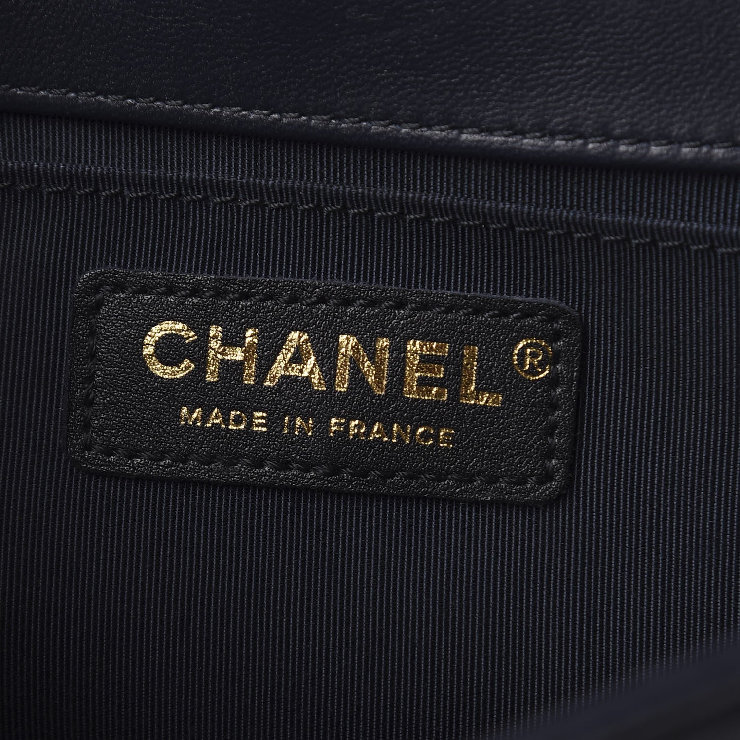 Chanel Lambskin Quilted Medium Boy Flap Dark Navy 8 of 9
