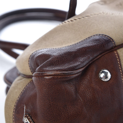 Prada Jacquard Logo Frame Brown 8 of 12