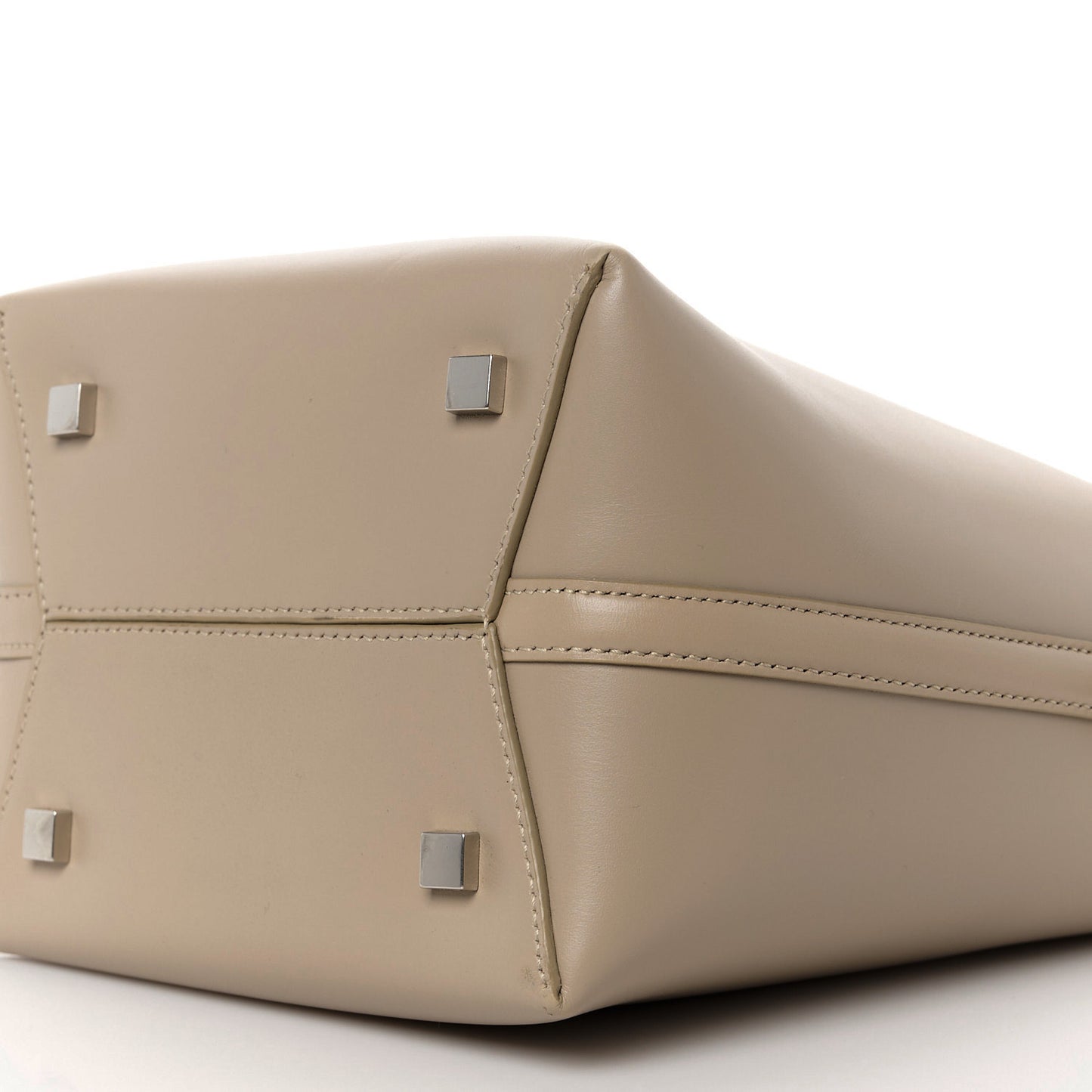 Shiny Calfskin Le 37 Bucket Bag Sea Salt