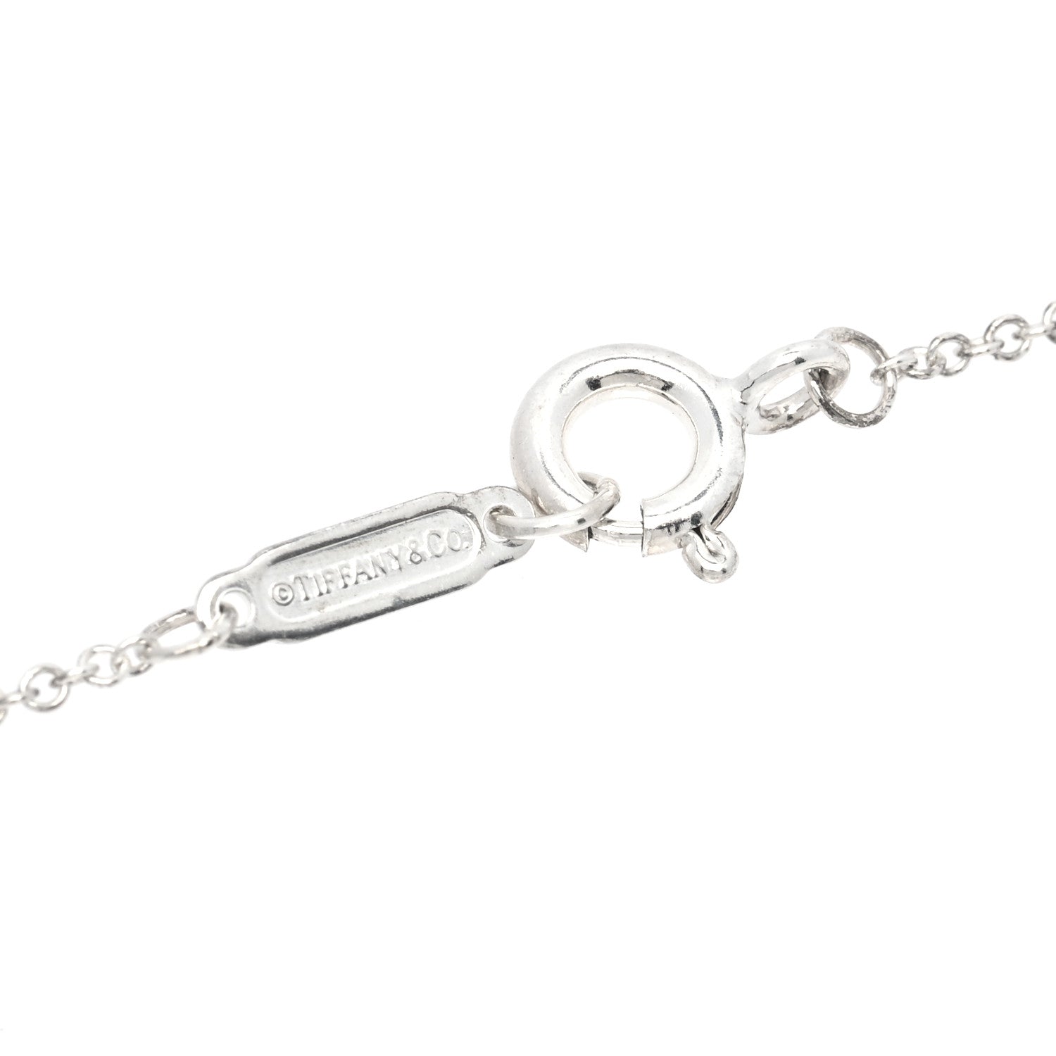 Tiffany Sterling Silver Small Return to Tiffany Heart Pendant Necklace 5 of 7