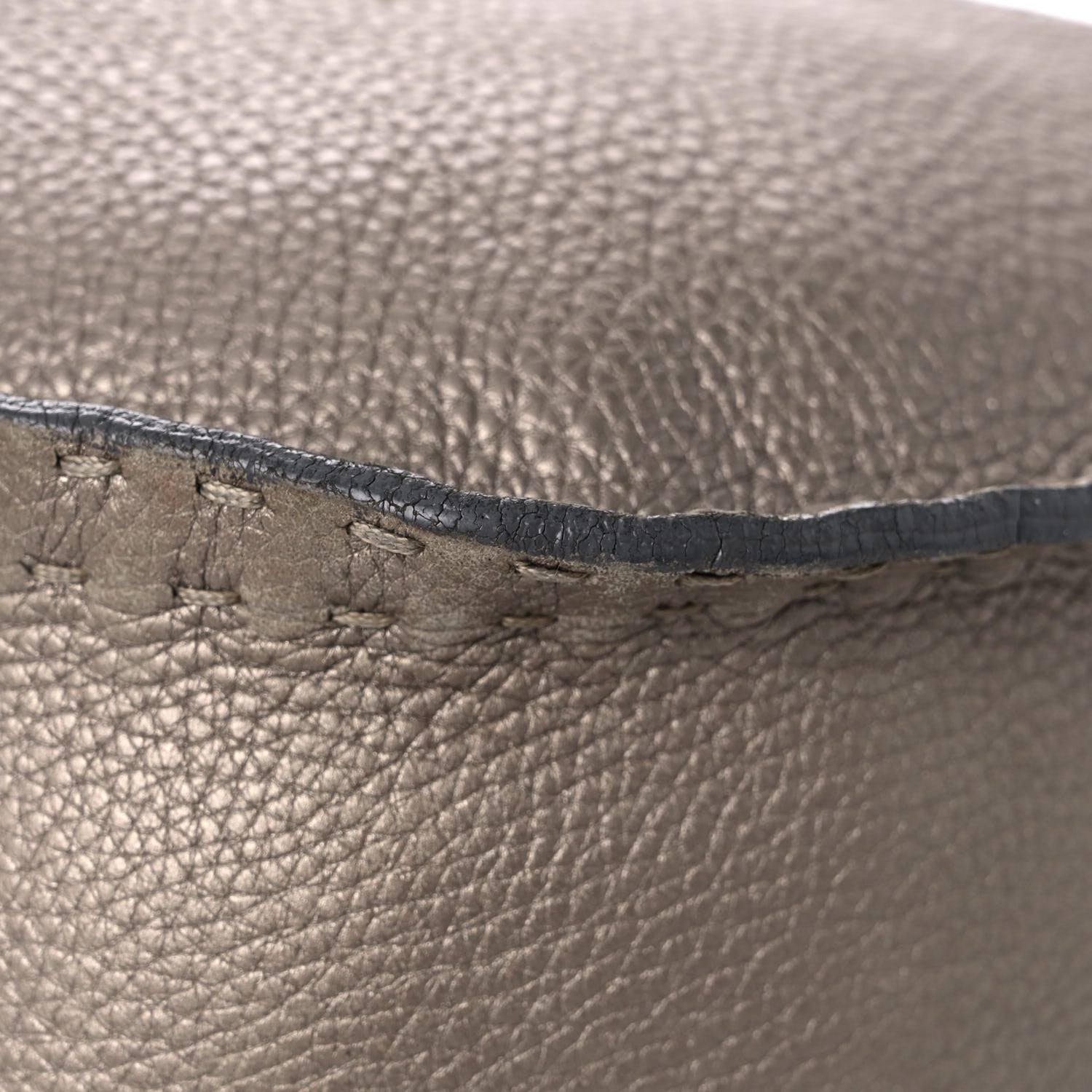 Fendi Cuoio Romano Selleria Hobo Peltro 11 of 22