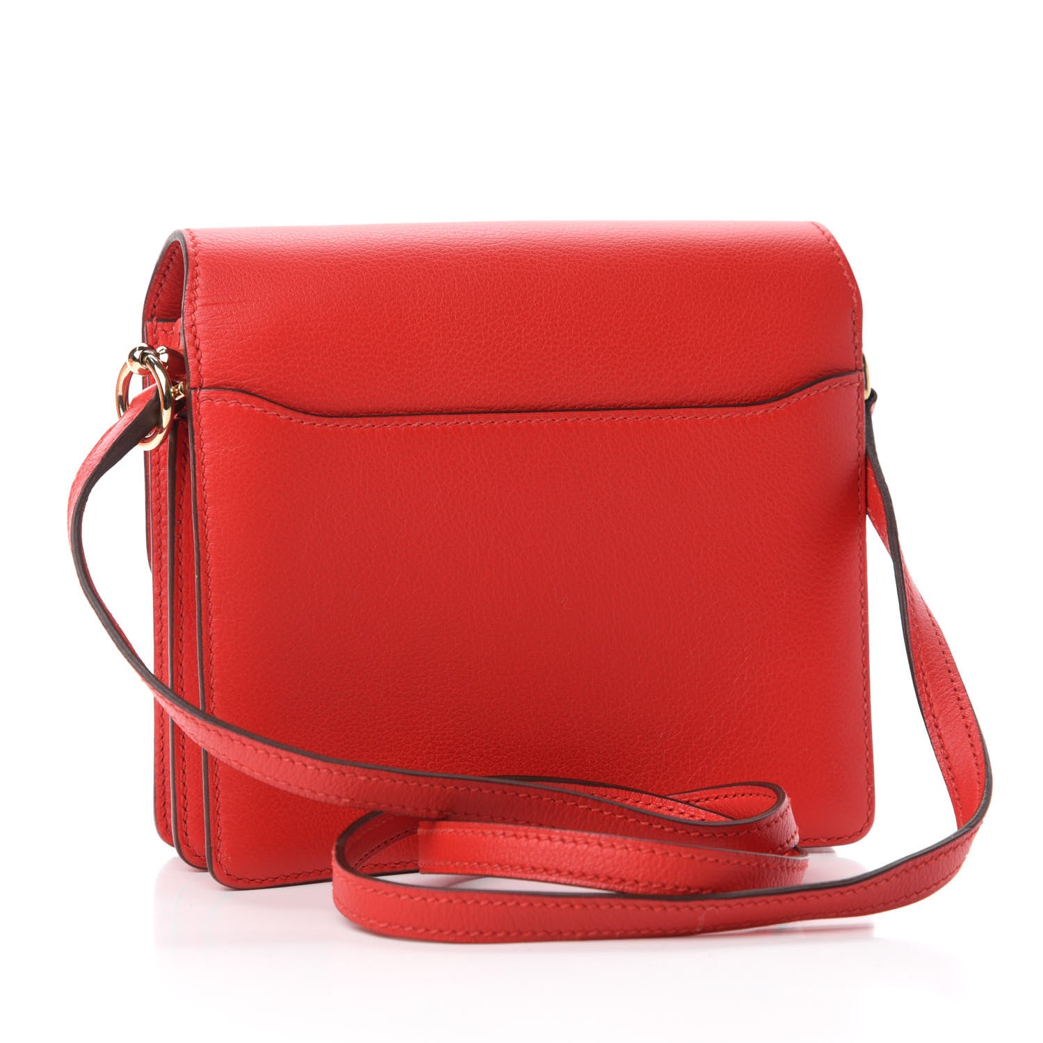 Hermes Evercolor Mini Sac Roulis Rouge De Coeur 3 of 11