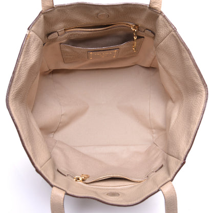 Prada Vitello Daino Shopping Tote Visone 5 of 14