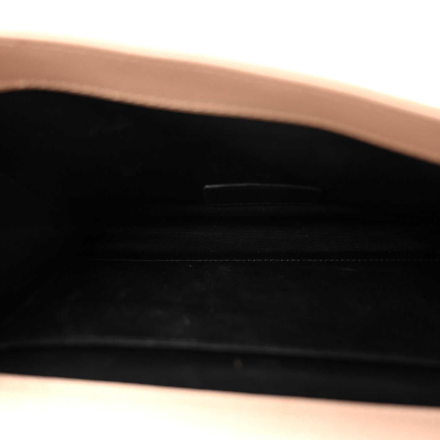Saint Laurent Grain De Poudre Textured Mixed Matelasse Triquilt Monogram Clutch Dark Beige 5 of 8