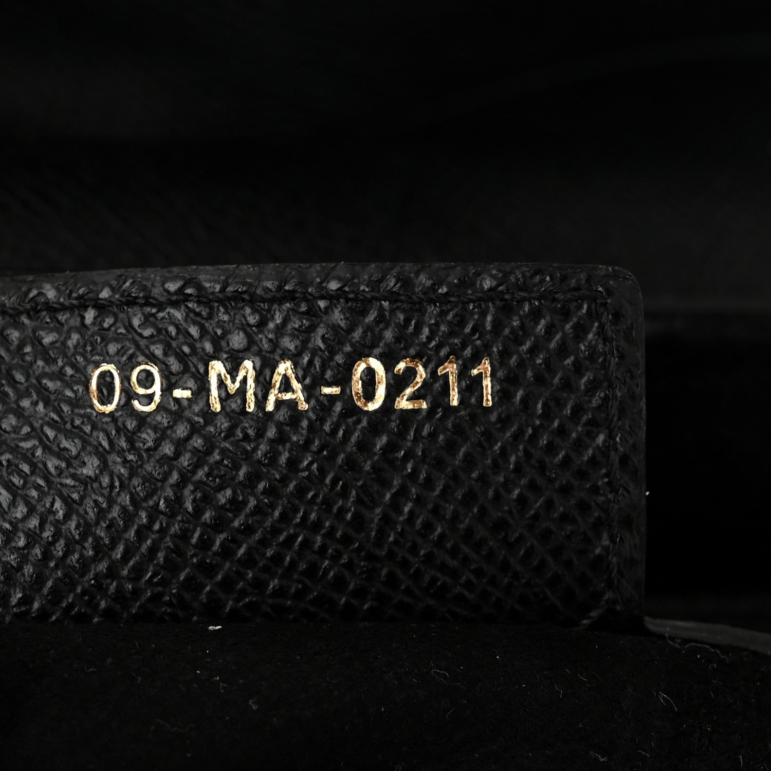 Christian Dior Grained Calfskin Saddle Bag Black 7 of 11