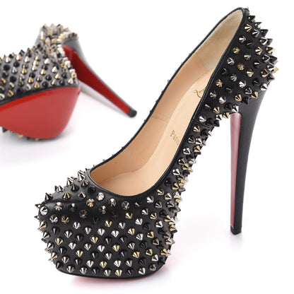 Christian Louboutin Nappa Daffodile Spikes 160 Pumps 36.5 Black 11 of 11