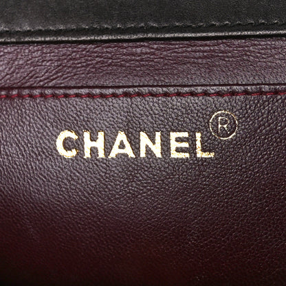 Chanel Lambskin Quilted CC Flap Shoulder Bag Black 6 of 12